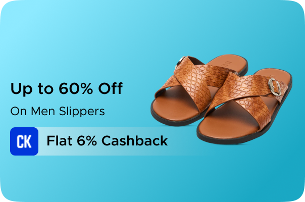 The Bear House: Upto 60% Off on Men Slippers + Flat 6% CashKaro Cashback